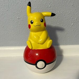 Official Pokemon Poke-ball Pikachu Ceramic Painted Piggy Bank